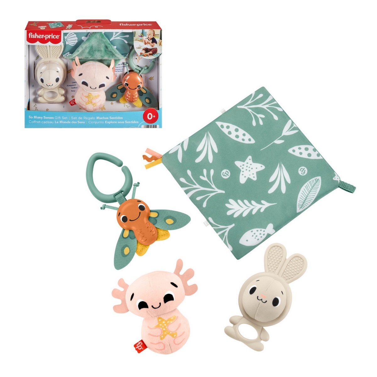 Fisher-Price Juguete Para Bebés Set Regalos Muchos Sentidos